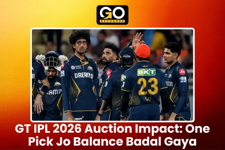 GT IPL 2026 Auction