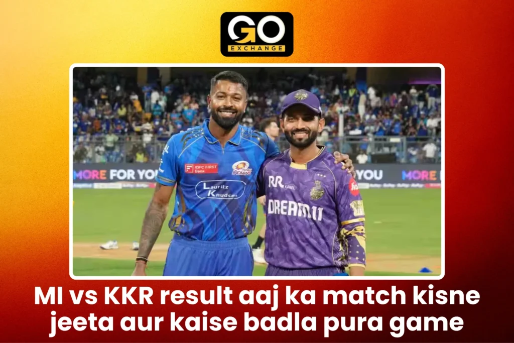 MI vs KKR result