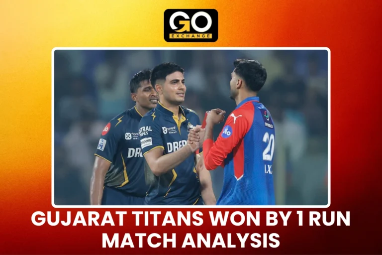 GUJARAT TITANS WON BY 1 RUN MATCH