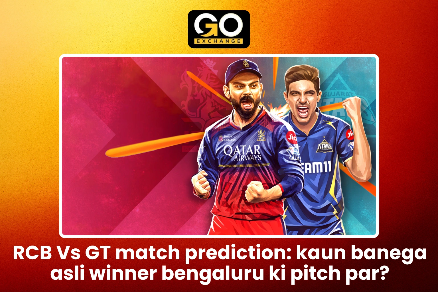 RCB Vs GT match prediction