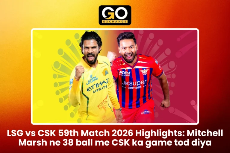 LSG vs CSK 59th Match 2026 Highlights
