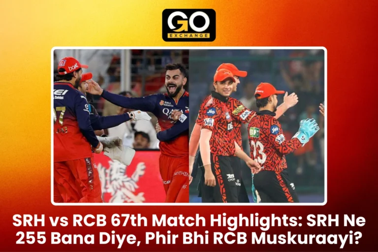 SRH vs RCB 67th Match Highlights SRH Ne 255 Bana Diye, Phir Bhi RCB Muskuraayi