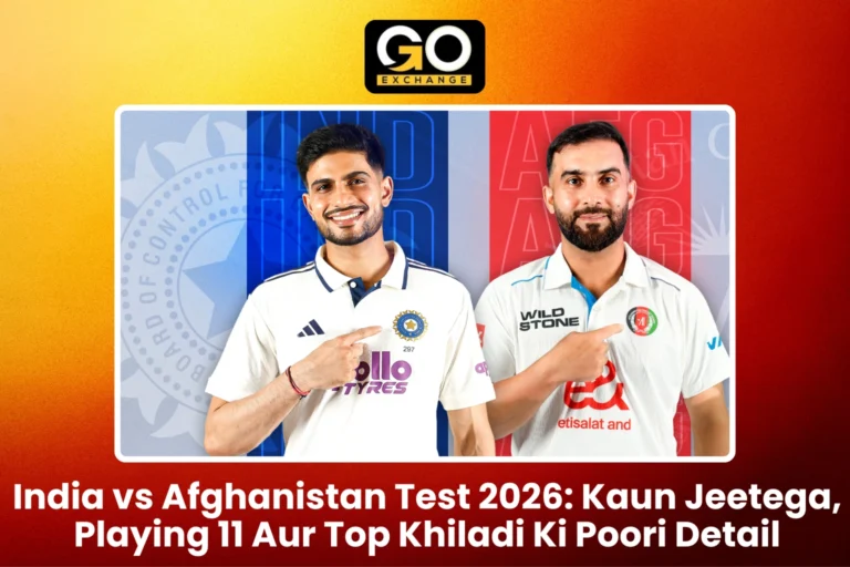 India vs Afghanistan Test 2026