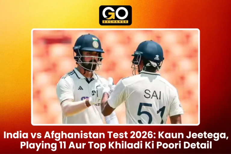 India vs Afghanistan Test