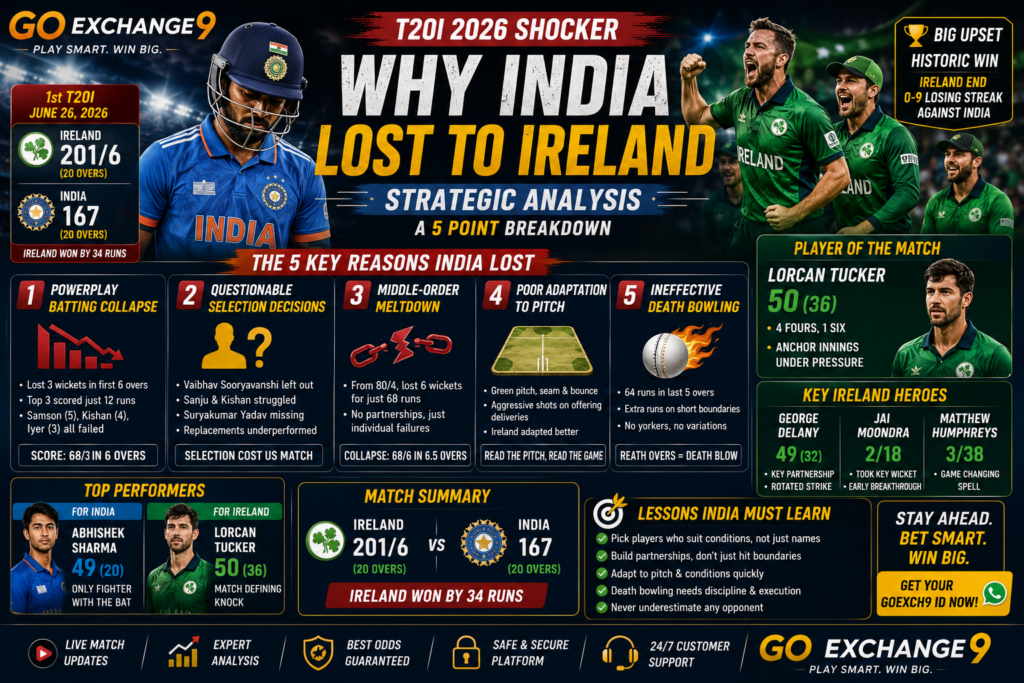 Why India Lost to Ireland