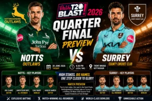 Notts vs Surrey T20 Blast 2026 Quarter Final Preview