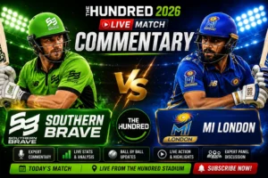 Southern Brave vs MI London | The Hundred 2026 Match Commentary